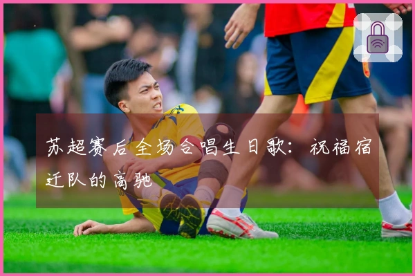 苏超赛后全场合唱生日歌：祝福宿迁队的高驰