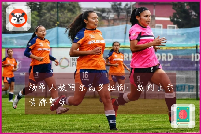 杨希人被阿尔瓦罗拉倒，裁判出示黄牌警告